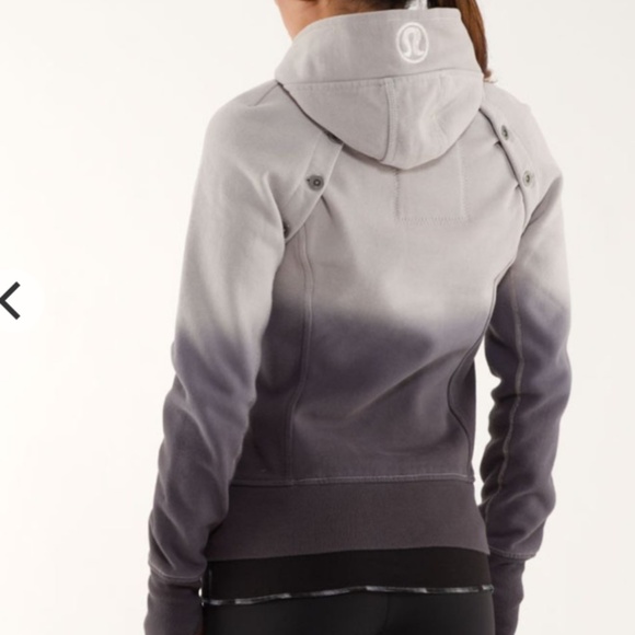 Lululemon Special Edition Dip Dye Ombré Scuba Hoodie Vest Size 6 - Picture 2 of 10